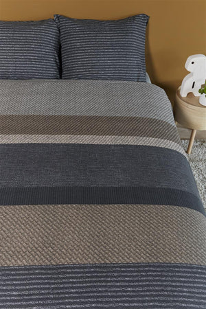 Dekbedovertrek Beddinghouse Meno Grey voor aanzicht