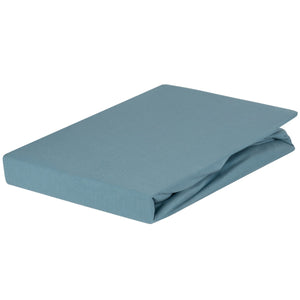 Topper Hoeslaken Livello Stretch Excellent Bleu gevouwen