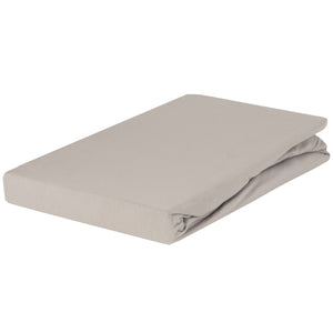 Topper Hoeslaken Stretch Excellent Light Grey gevouwen