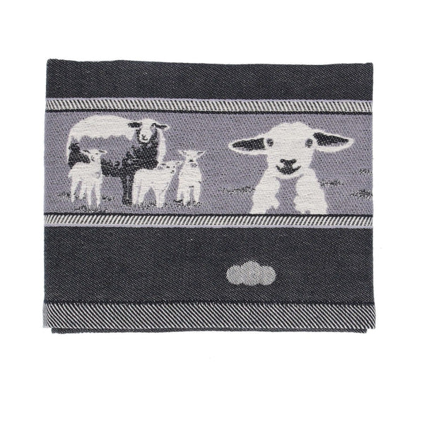 Theedoek Bunzlau Castle  Sheep Black