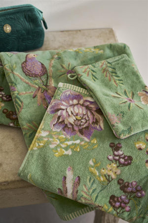 Badtextiel Pip Studio Secret Garden Green detail