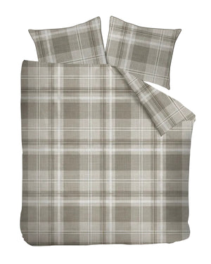 Riviera Maison Dekbedovertrek Tartan Sand