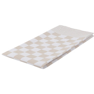 Theedoek Livello Ruit Sand 