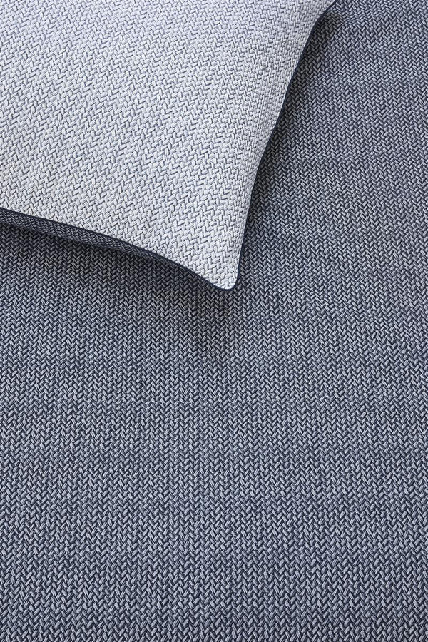 Dekbedovertrek Riviera Maison Twisted Blue detail